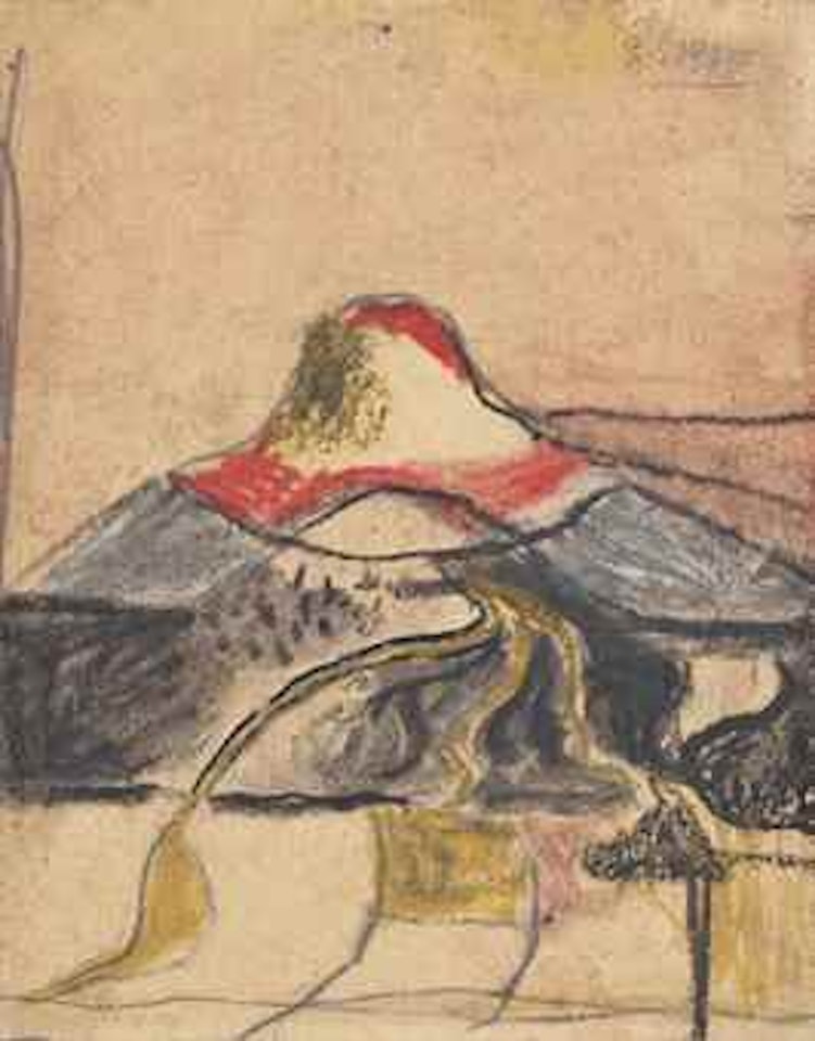 Mountainous landscape by Graham Sutherland