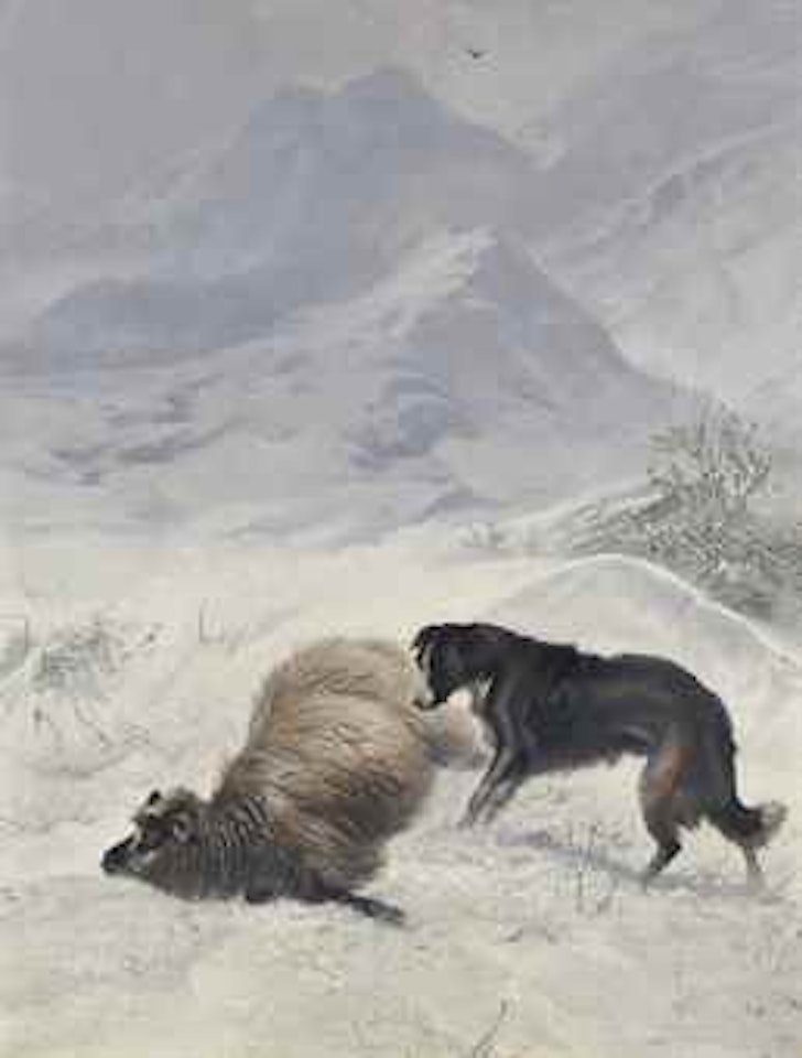 Found, but too late (or The Lone Mourner) by Thomas Sidney Cooper