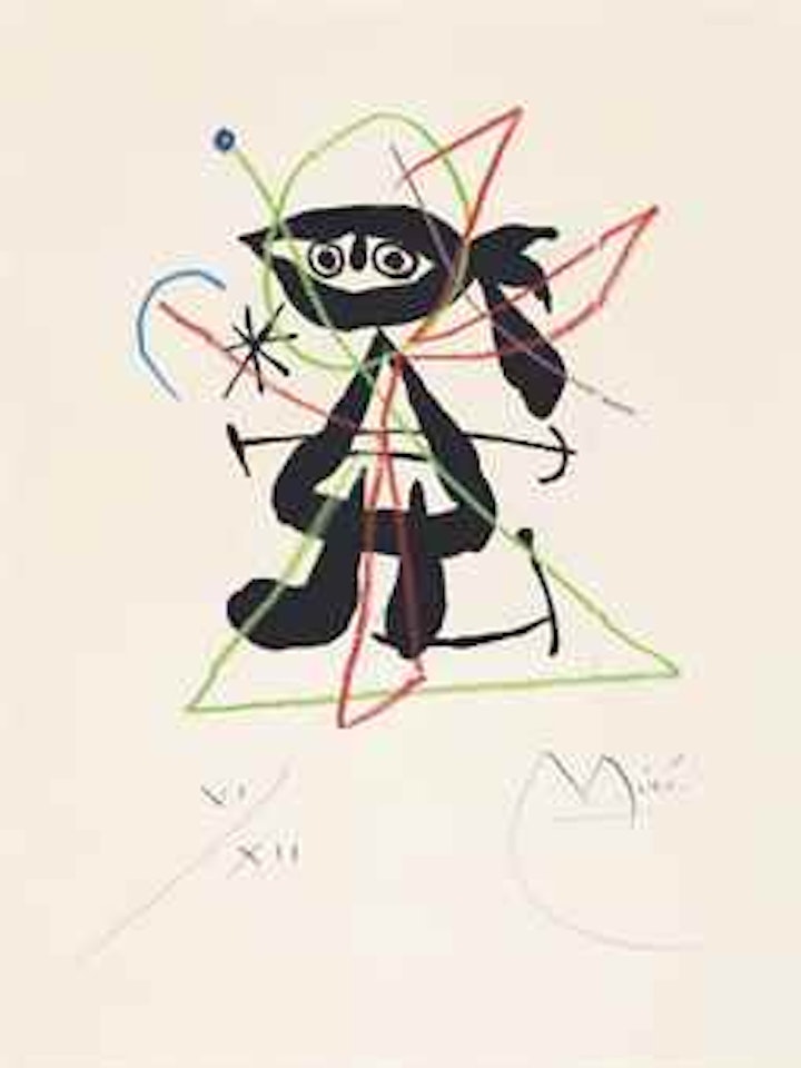 Untitled, from: La Bague d’Aurore by Joan Miró