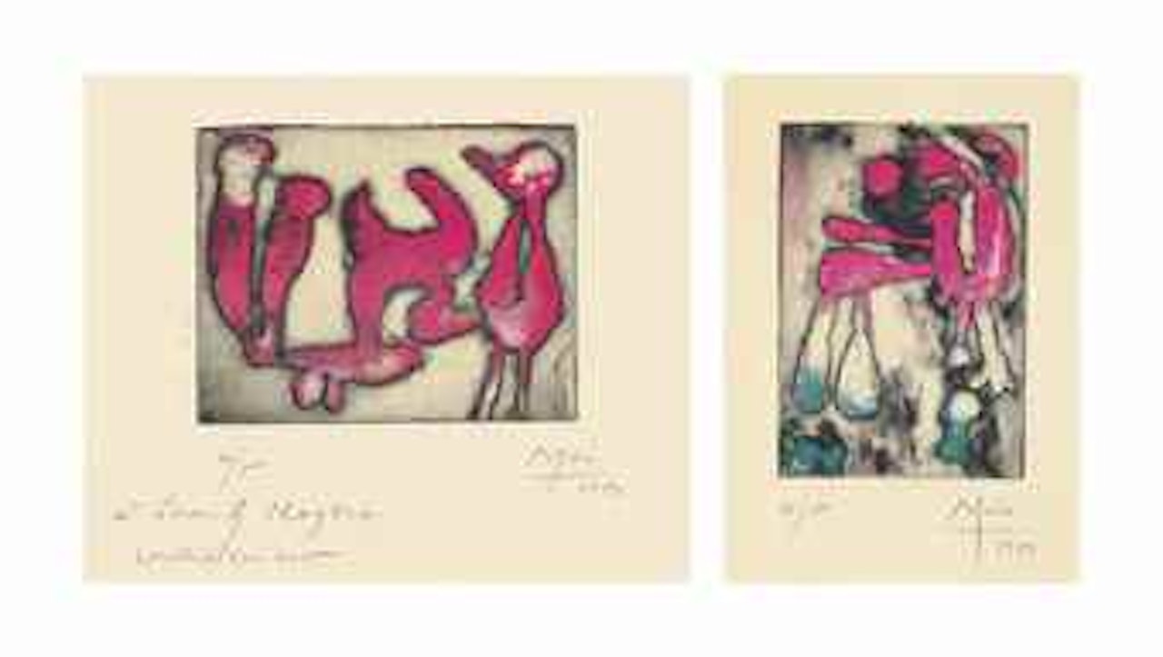 Voeux d’Aimé Maeght pour 1951 by Joan Miró