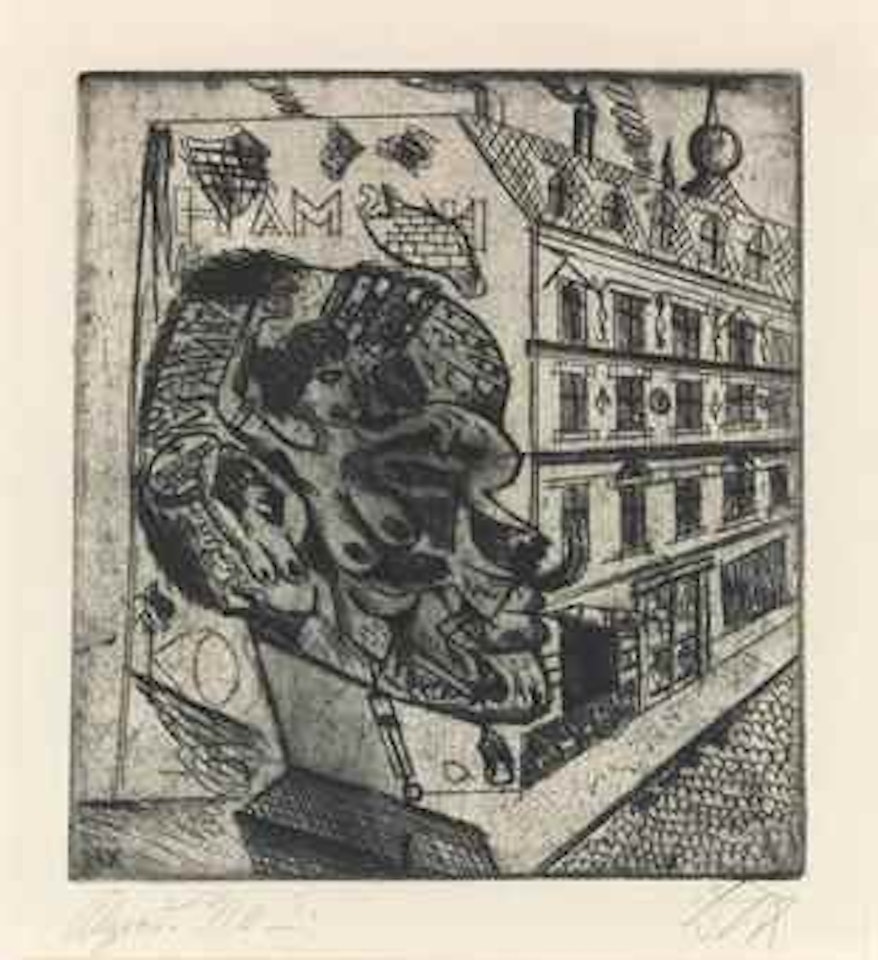 Syphilitiker, from: 5 Radierungen by Otto Dix
