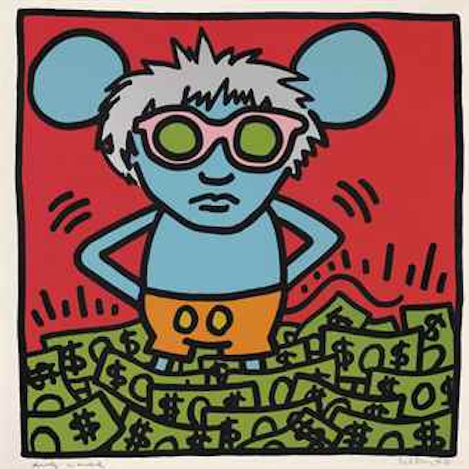 Andy Mouse by Keith Haring