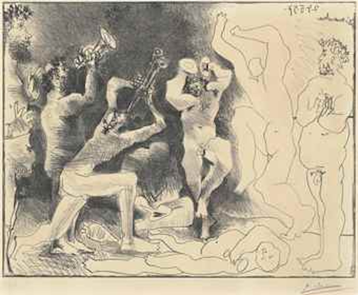 La danse des faunes by Pablo Picasso