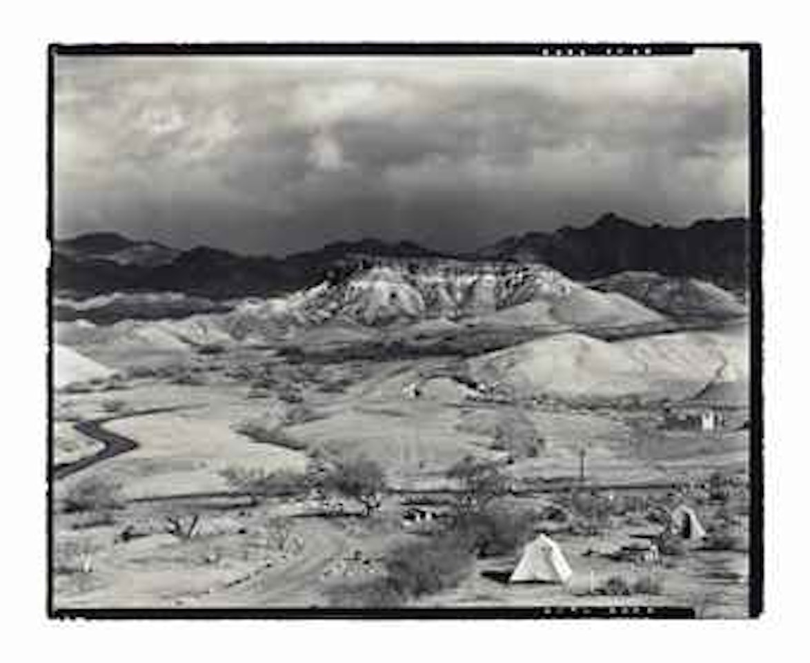 Our Camp, Texas Springs, Death Valley, 1938 by Edward Weston