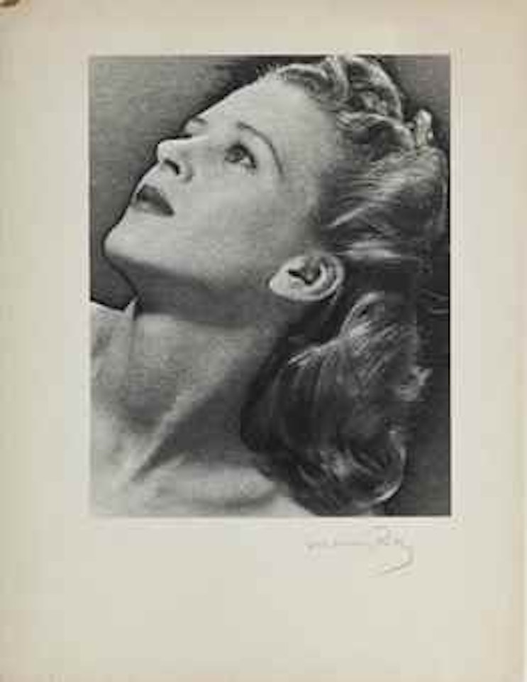 Untitled (Woman in profile), late 1940s by Man Ray