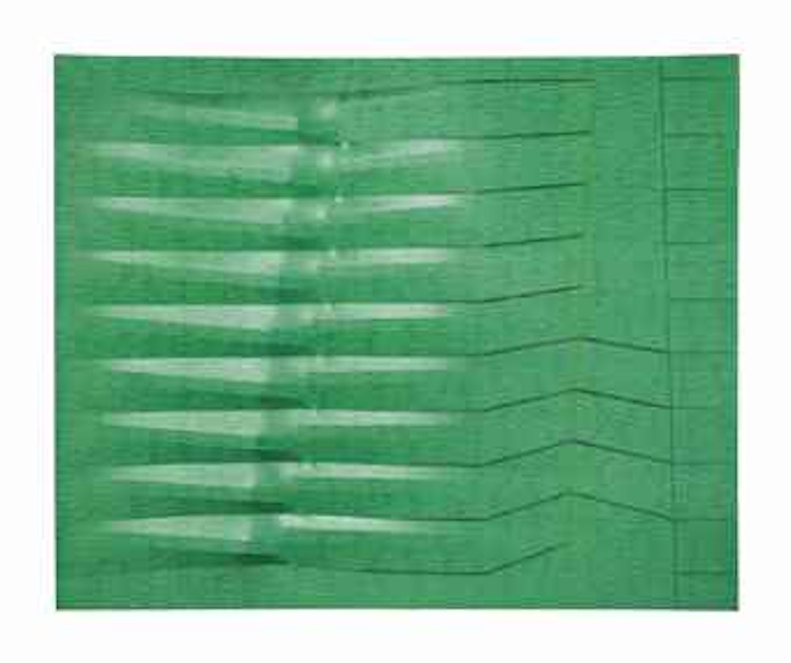 Verde (Green) by Agostino Bonalumi