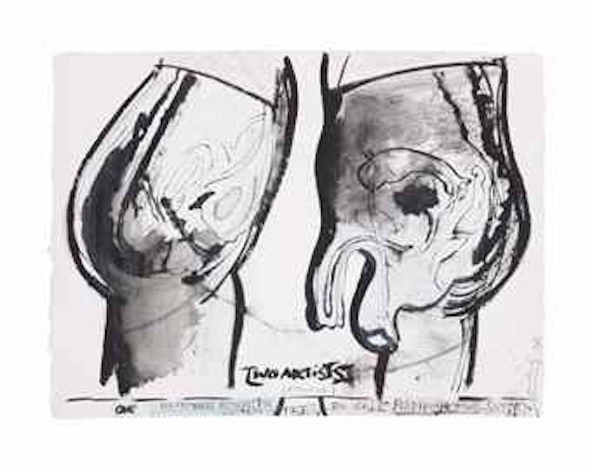 Two Artists (of Different Sex) by Marlene Dumas