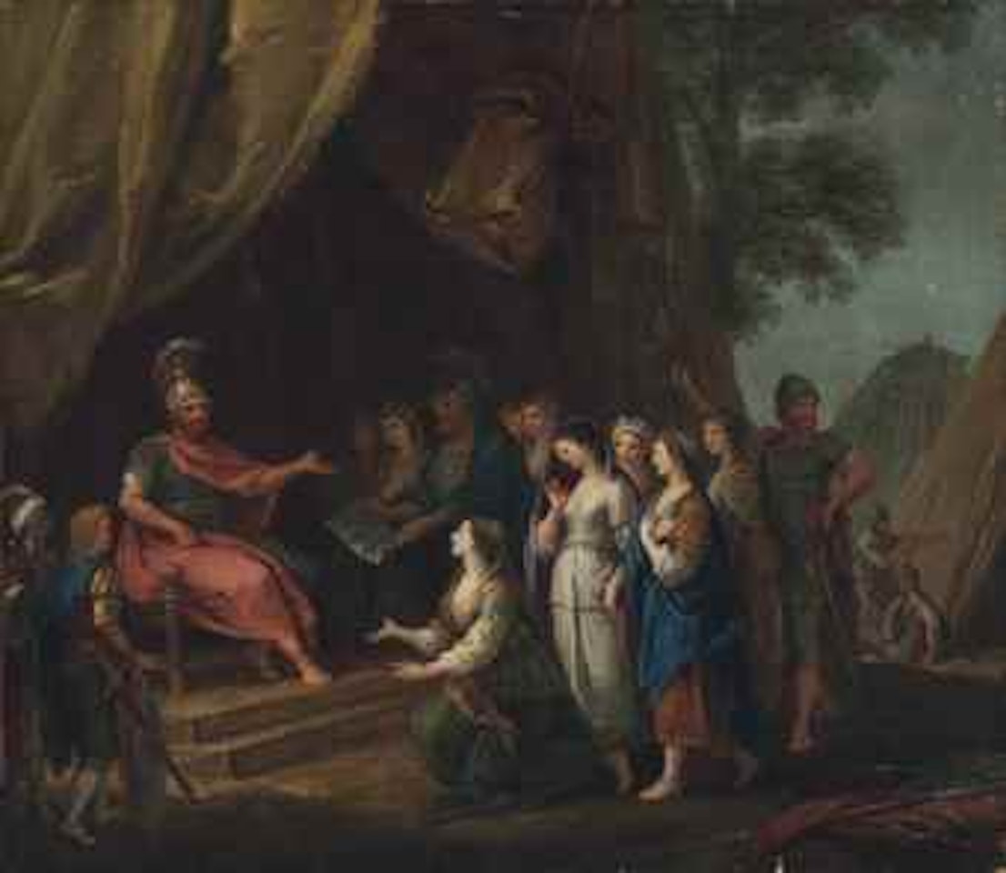 The Family of Darius before Alexander by Francesco Zuccarelli