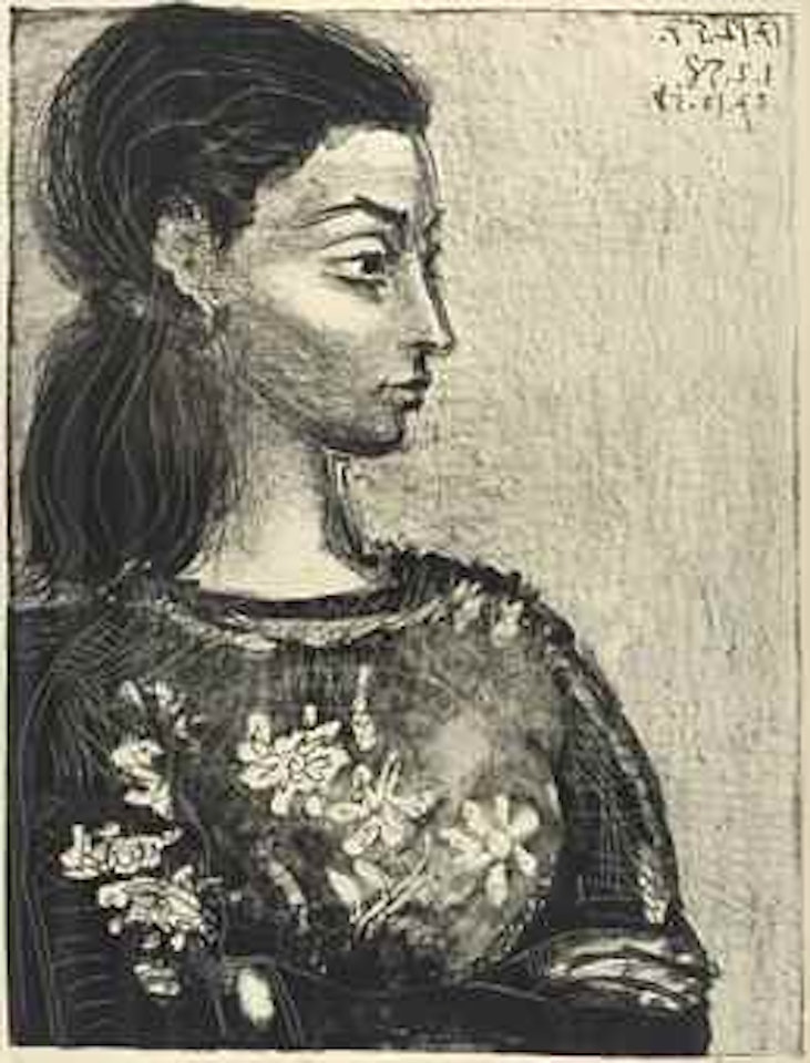 Femme au Corsage à Fleurs by Pablo Picasso