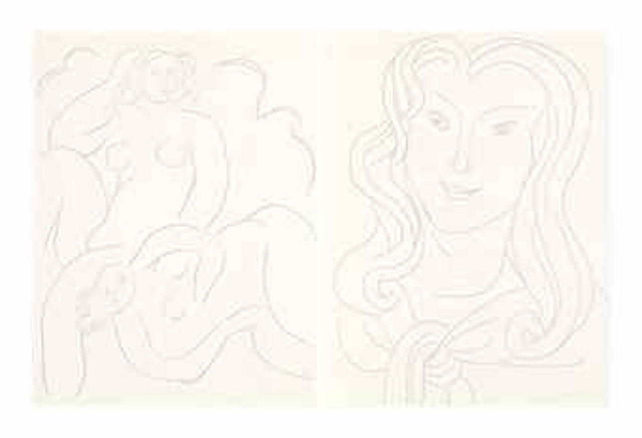Stéphane Mallarmé, Poésies, Lausanne, Albert Skira, 1932 by Henri Matisse