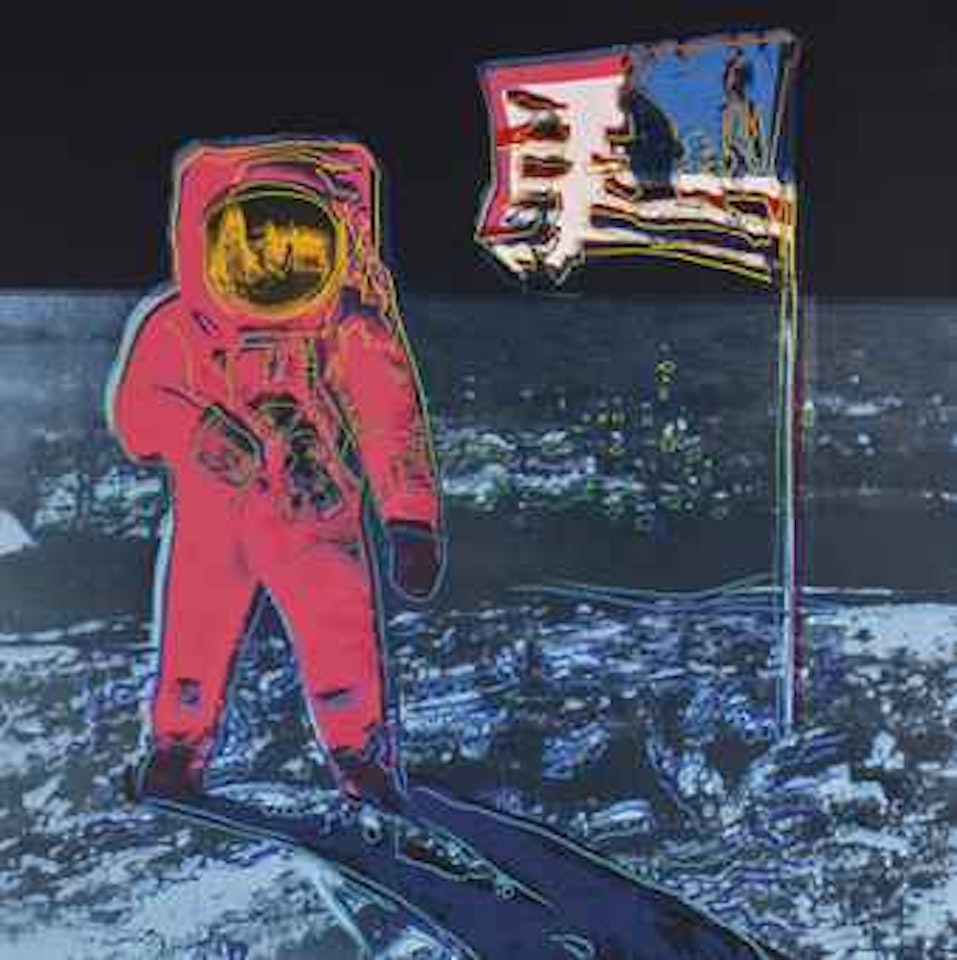 Moonwalk: one plate by Andy Warhol