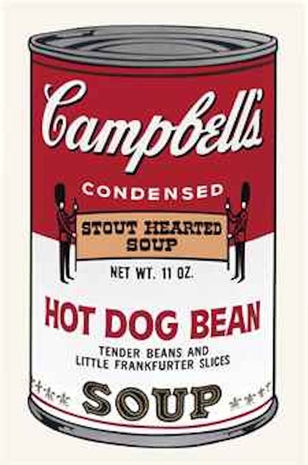 Hot Dog Bean, from Campbell's Soup II by Andy Warhol