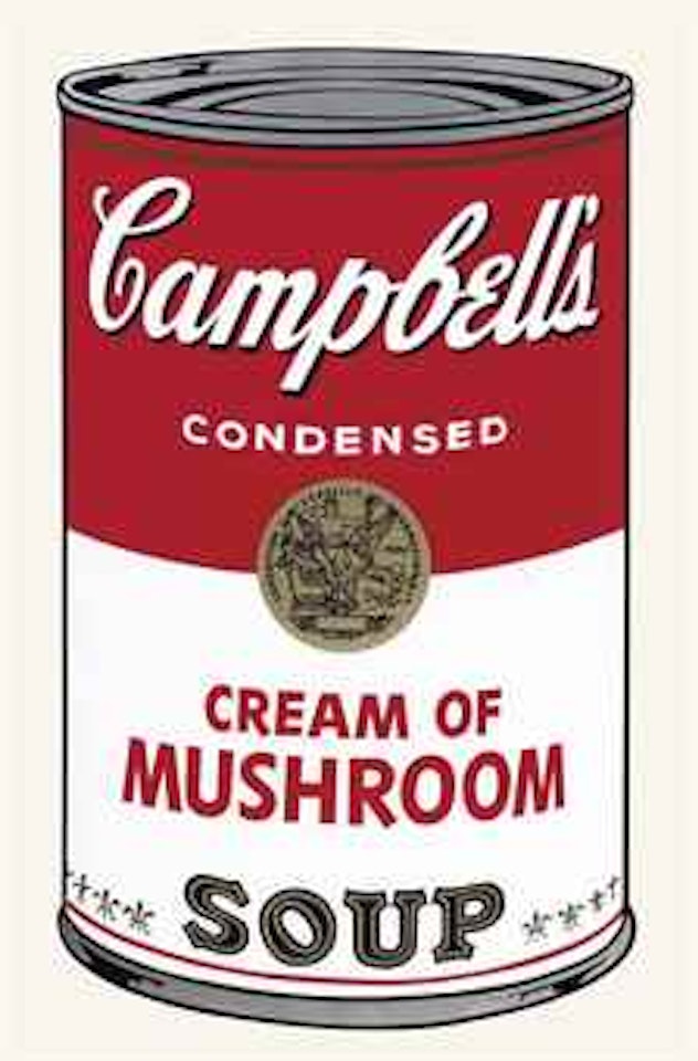 Cream of Mushroom, from Campbell's Soup I by Andy Warhol