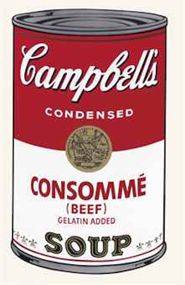 Beef Consommé, from Campbell's Soup I (1928-1987) by Andy Warhol