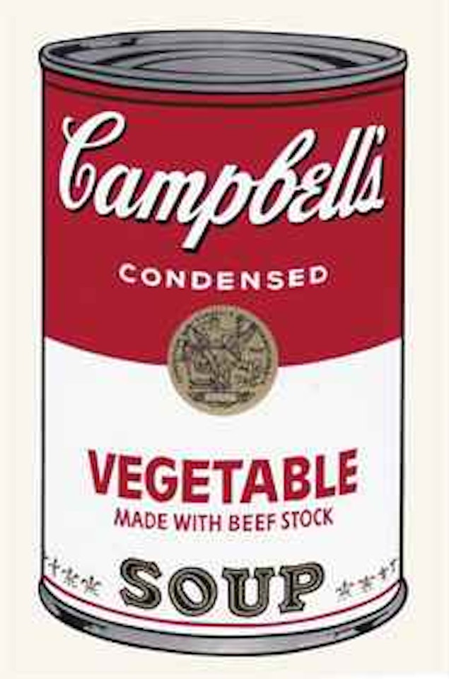 Vegetable, with Campbell's Soup I by Andy Warhol