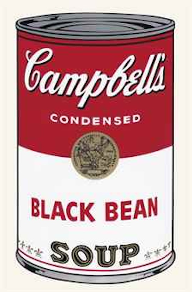 Black Bean, from Campbell's Soup I by Andy Warhol