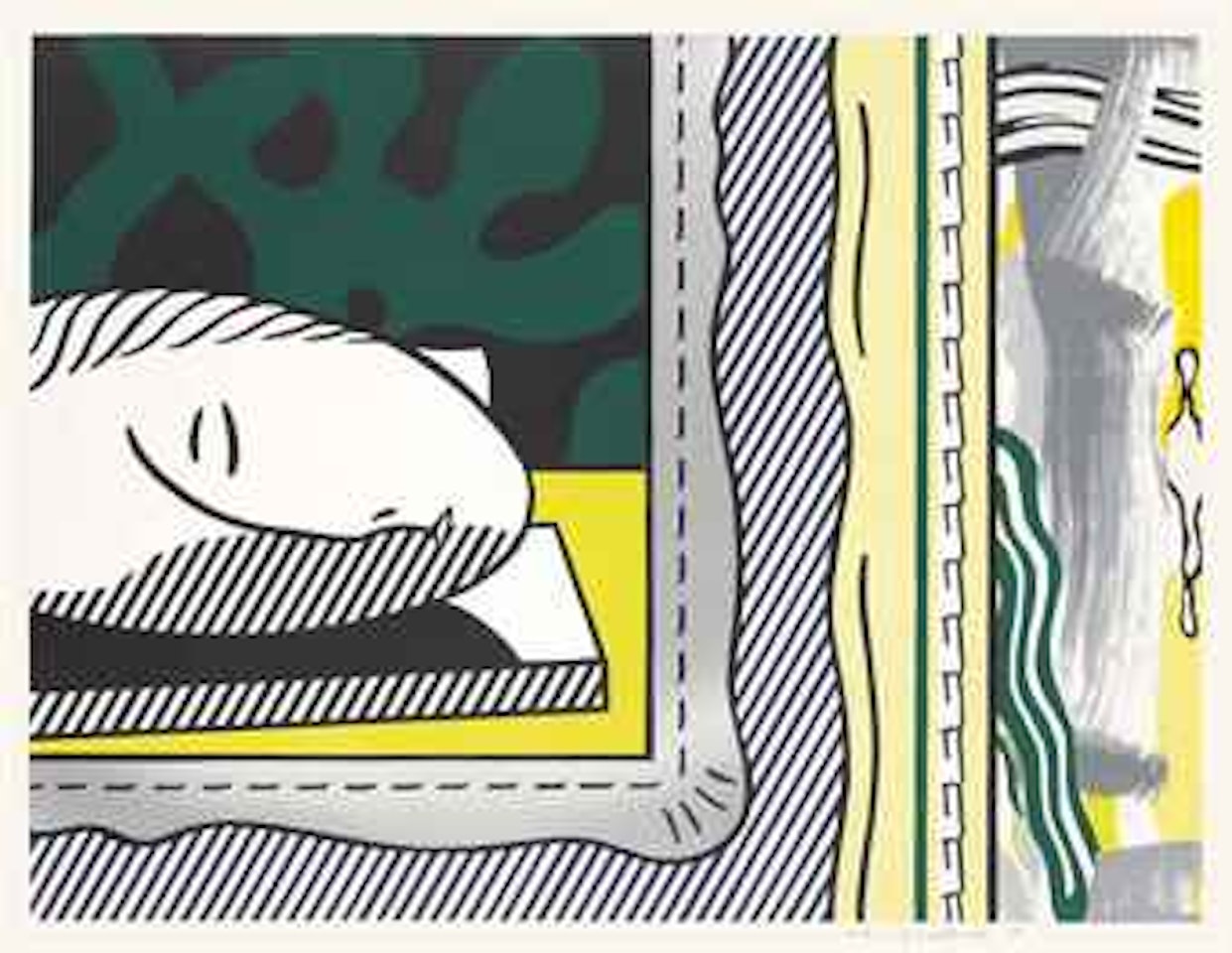 Two Paintings: Sleeping Muse, from Paintings Series by Roy Lichtenstein