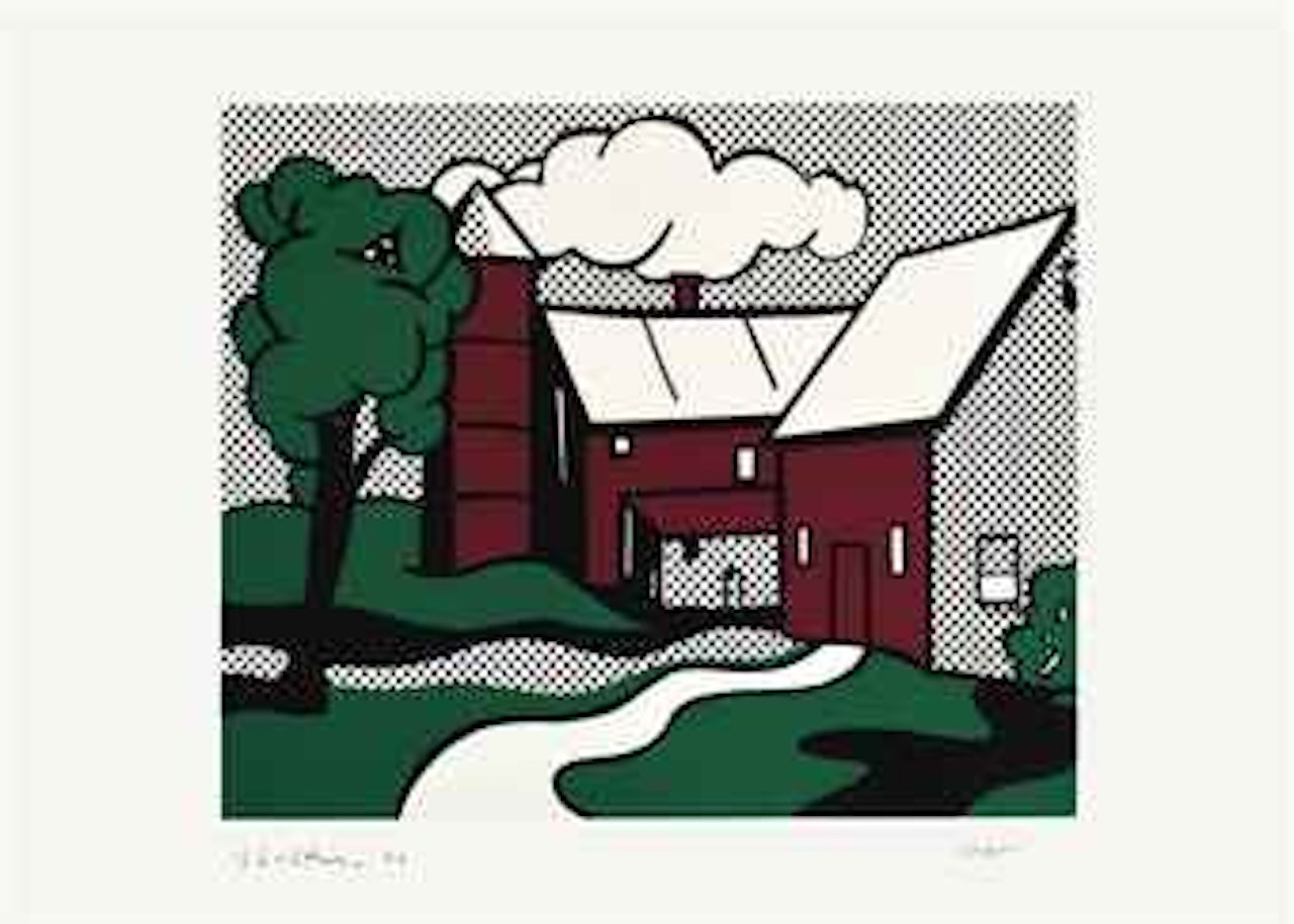 Red Barn by Roy Lichtenstein