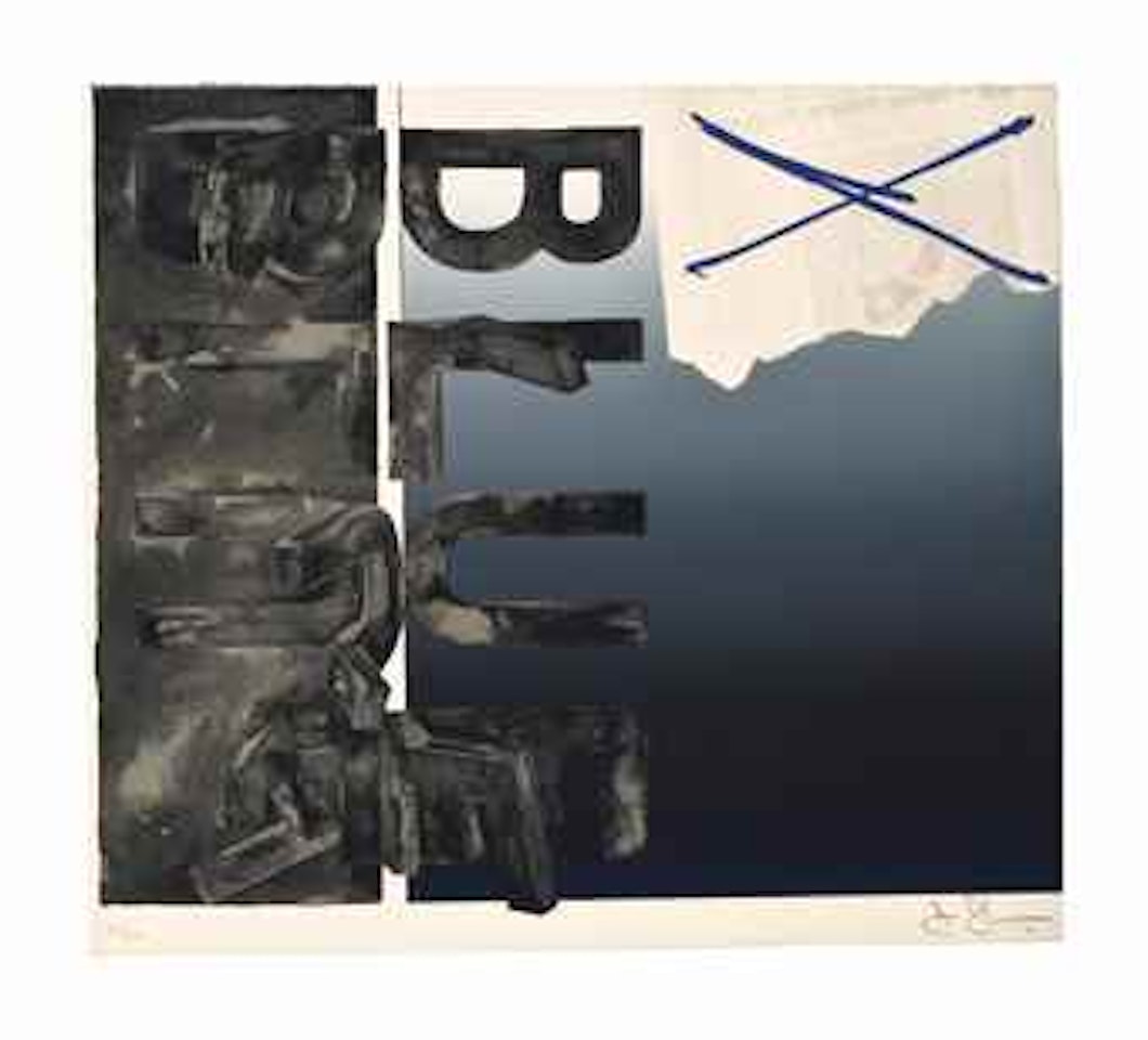 Bent 'Blue', from Fragment--According to What by Jasper Johns