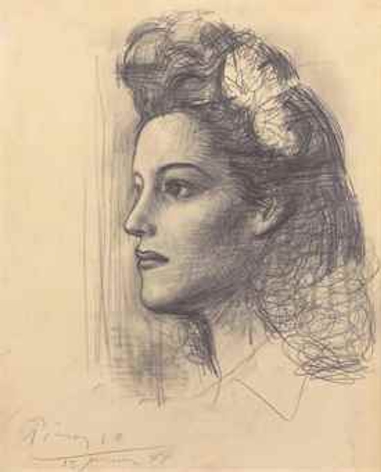 Portrait de jeune femme by Pablo Picasso