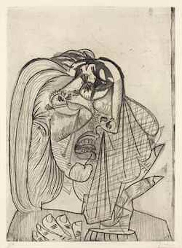 La Femme qui pleure by Pablo Picasso