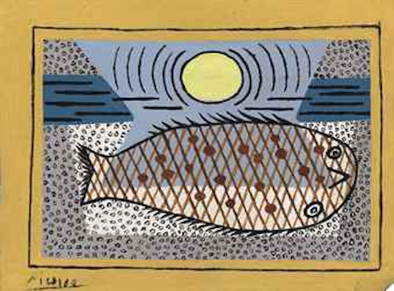 Le poisson échoué au soleil by Pablo Picasso