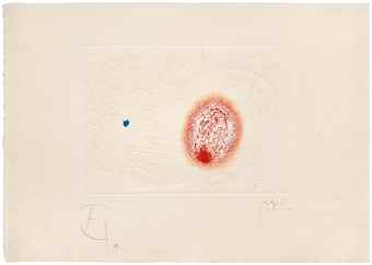 Three plates, from: Cop de Poma by Joan Miró