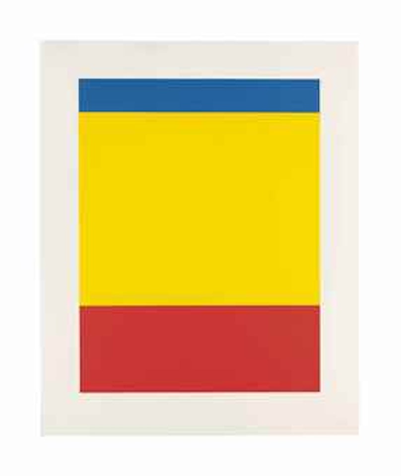 Blue Yellow Red by Ellsworth Kelly