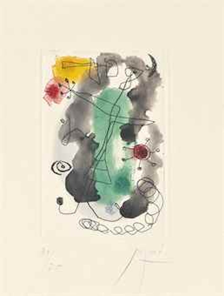 Femme en Colère by Joan Miró