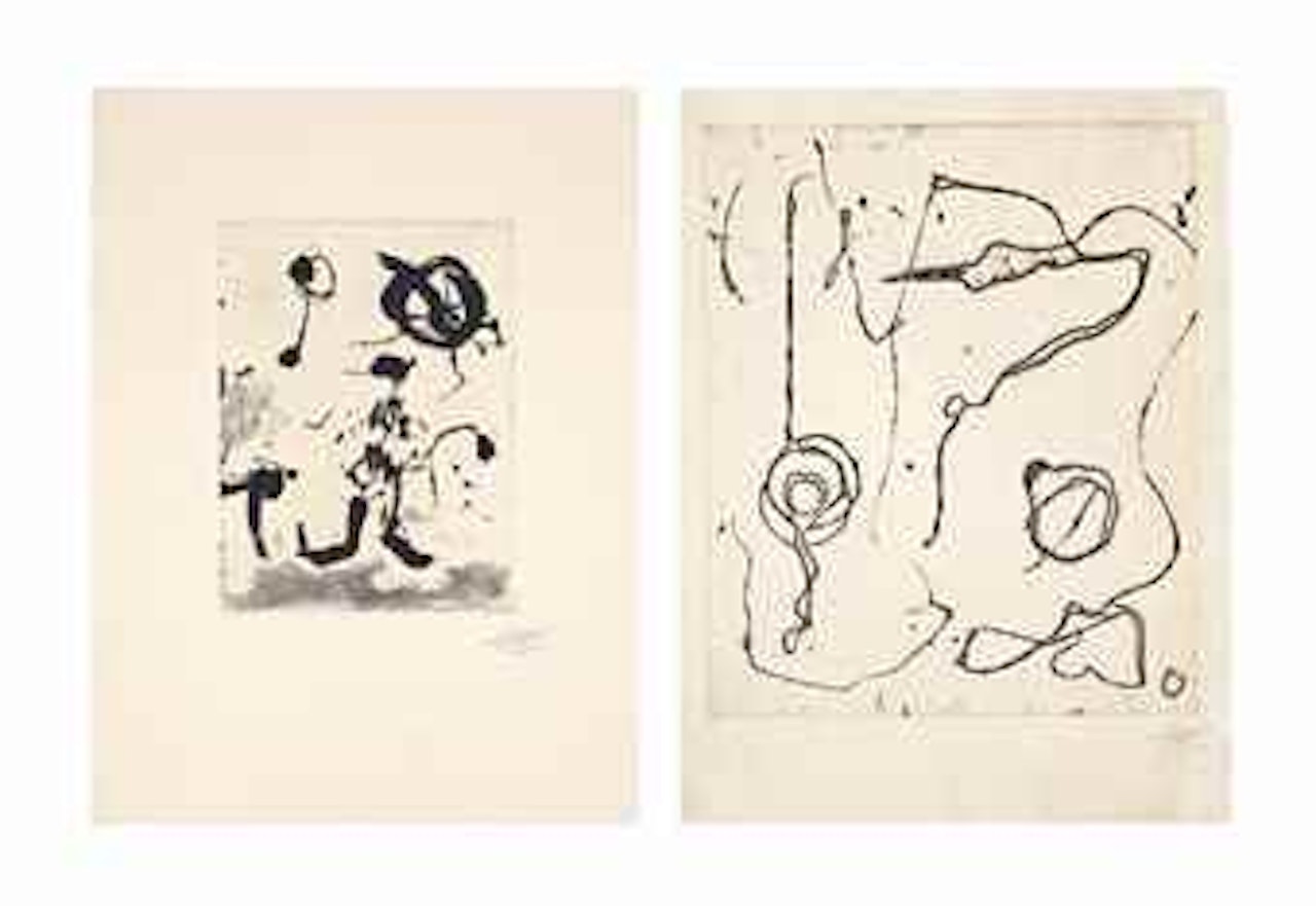 Ocells de Montroig I-V by Joan Miró