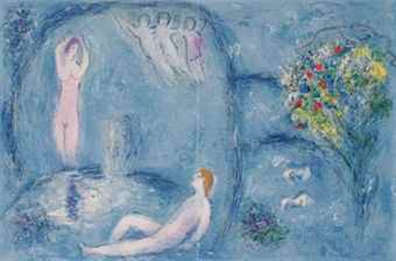 La Caverne des Nymphes, from: Daphnis et Chloé by Marc Chagall