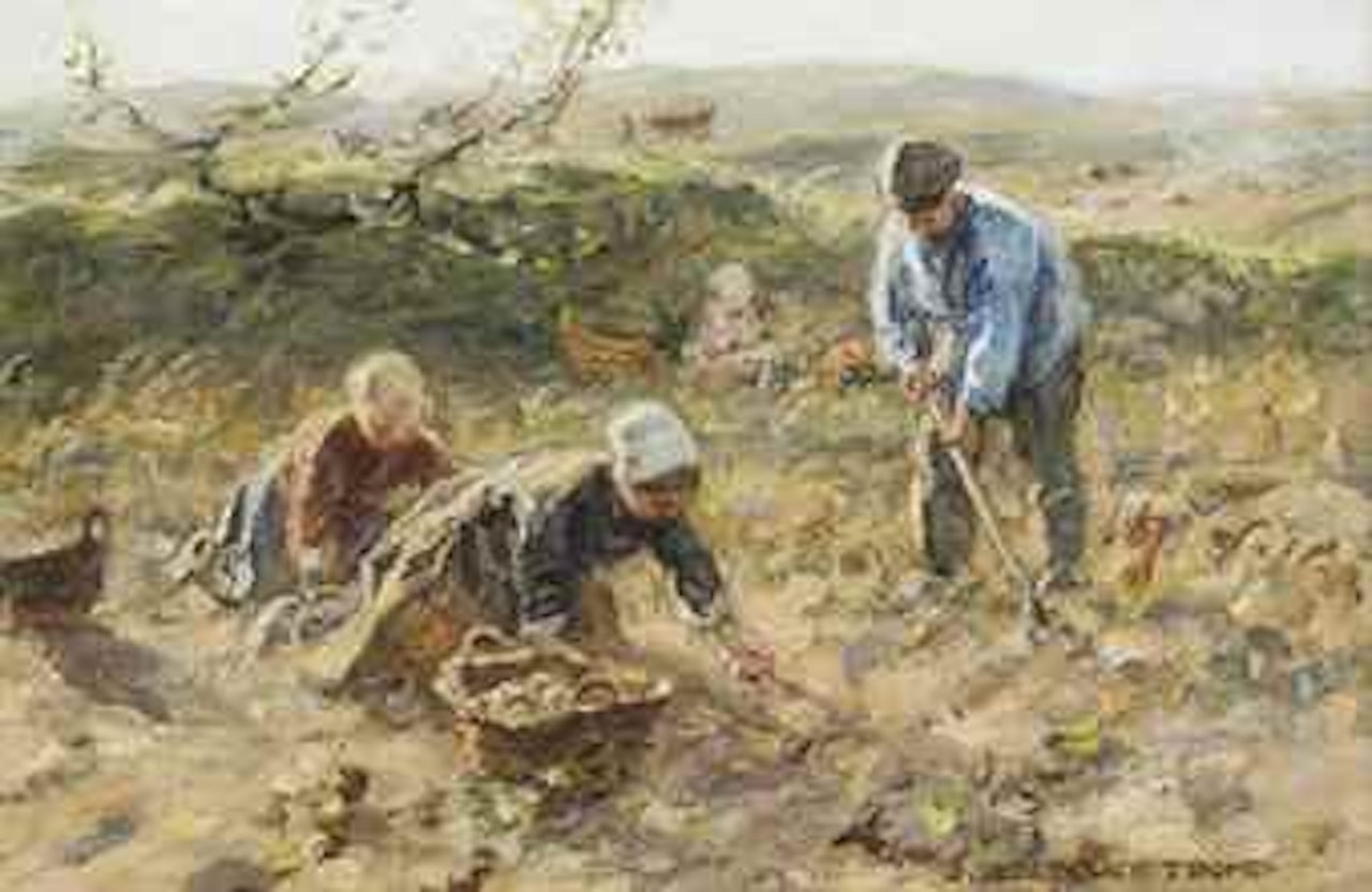 The potato gatherers by Jan Zoetelief Tromp