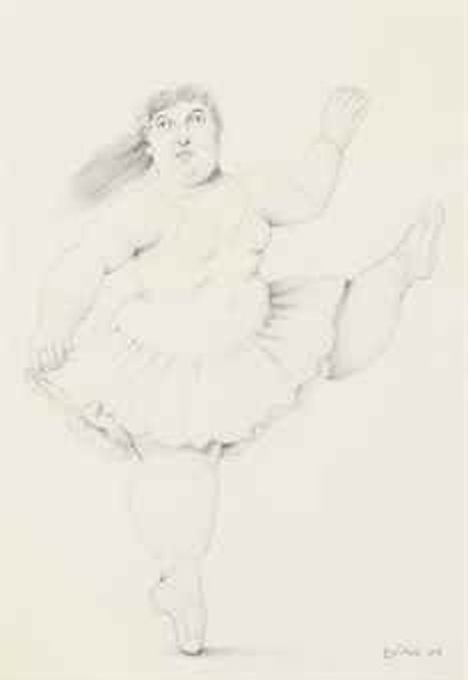 Untitled (Ballerina) by Fernando Botero