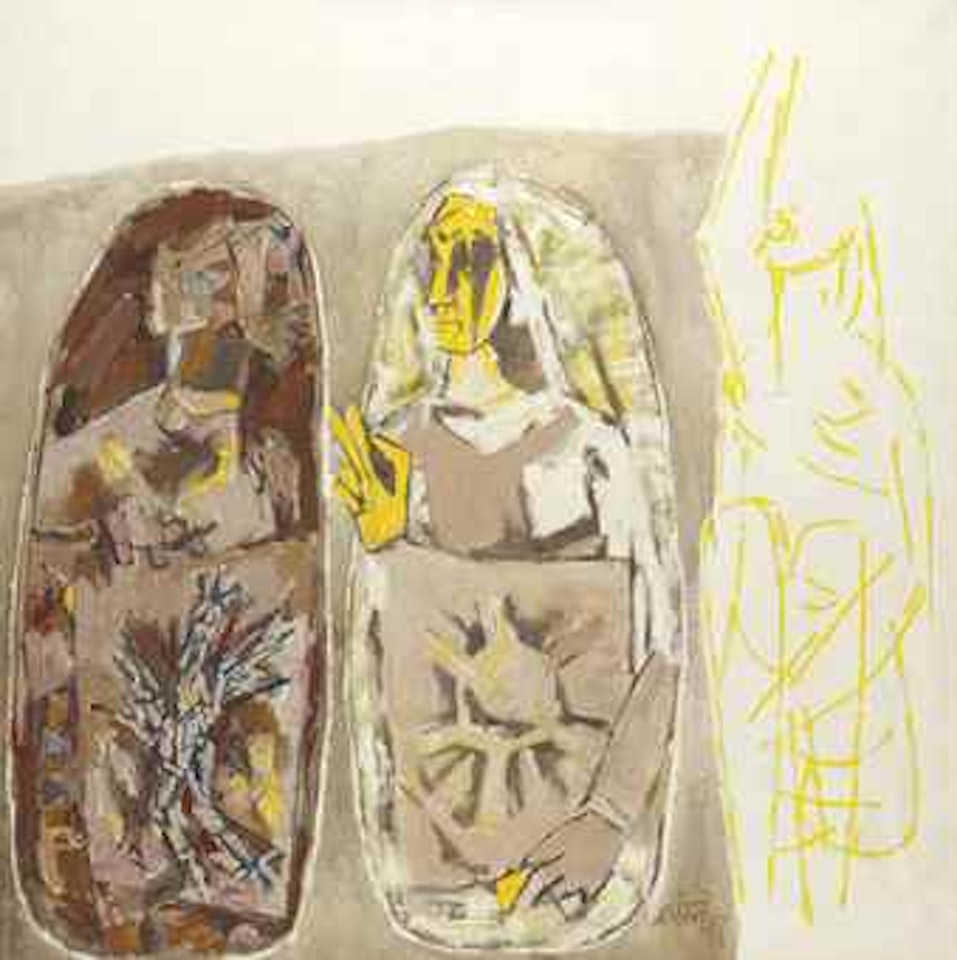Brown Seal by M.F. Husain