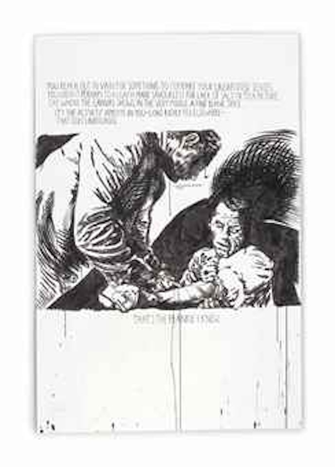 No Title (You reach out...) by Raymond Pettibon