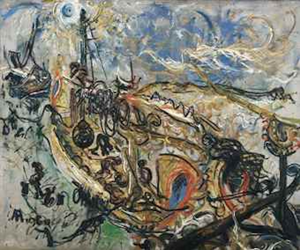 Madurese Boats by Affandi