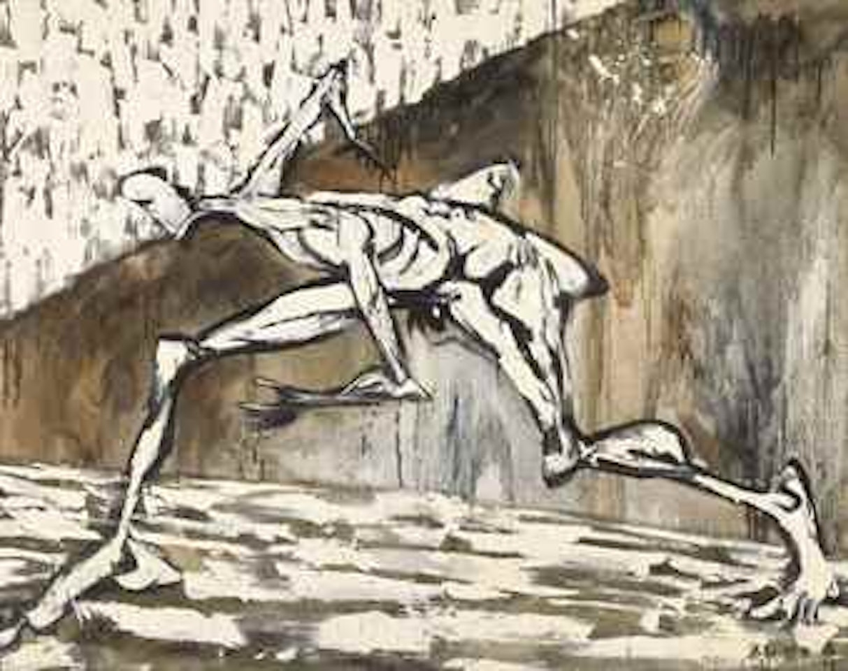 Human Figure in White: Escape by Mao Xuhui