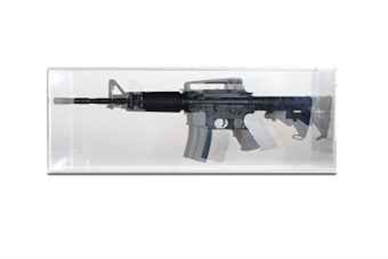 Pixcell: Toy Machine Gun by Kohei Nawa