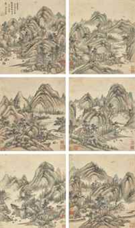 Landscapes by Wang Shimin