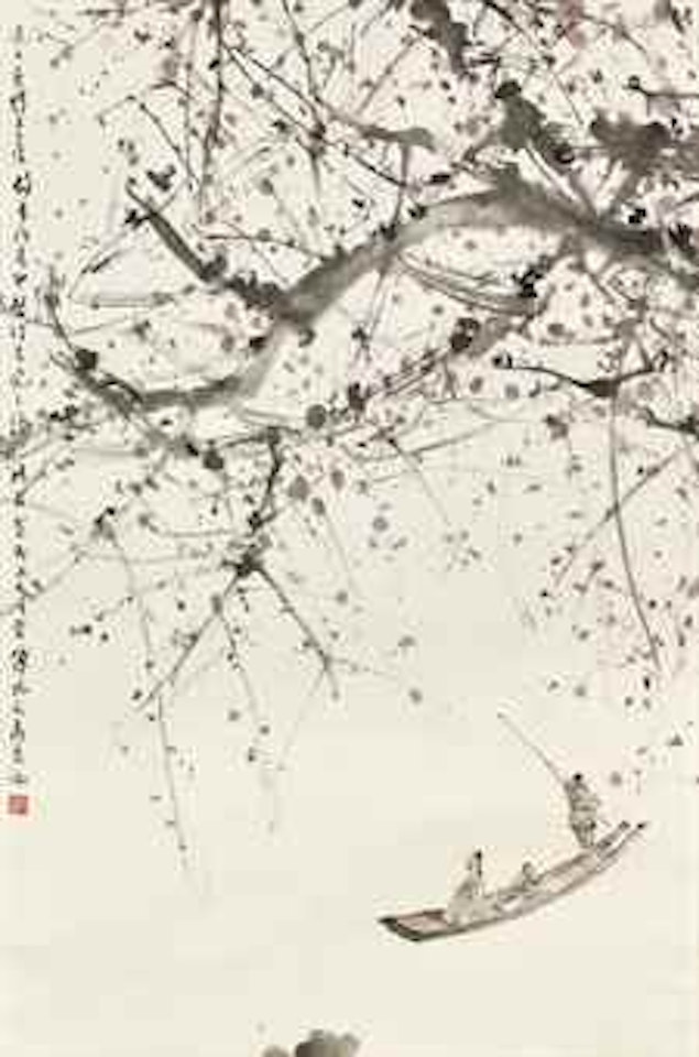 Boating in Spring by Fu Baoshi