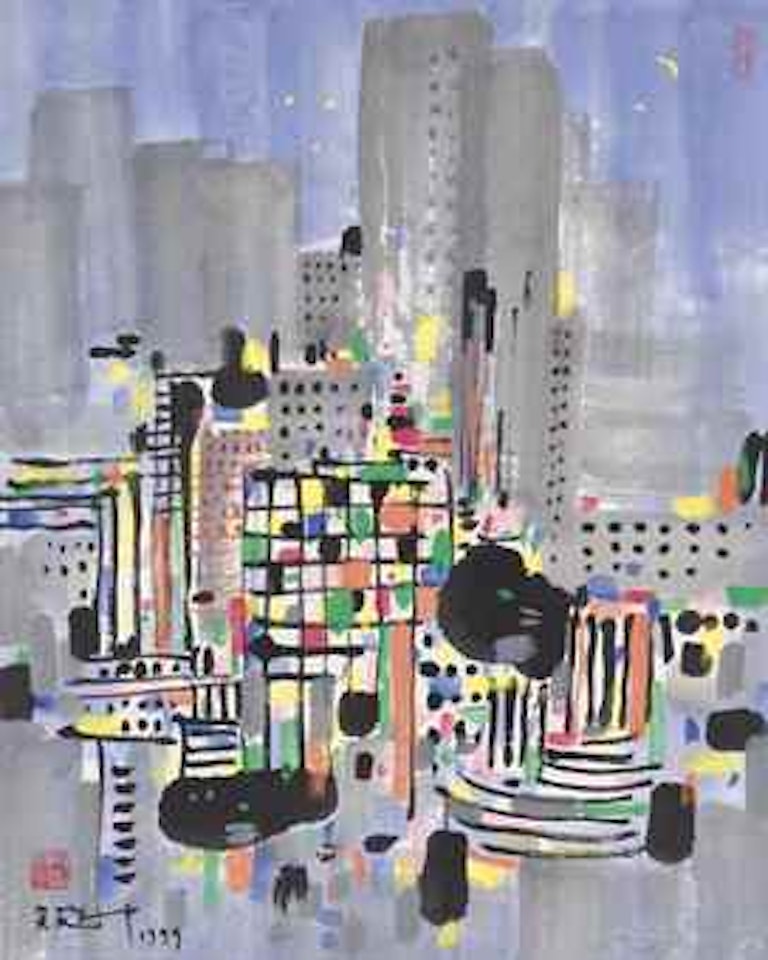 A Sleepless City by Wu Guanzhong