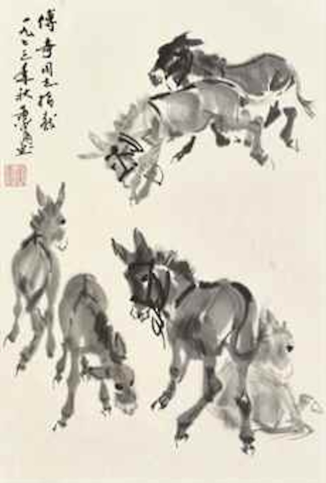 Donkeys by Huang Zhou