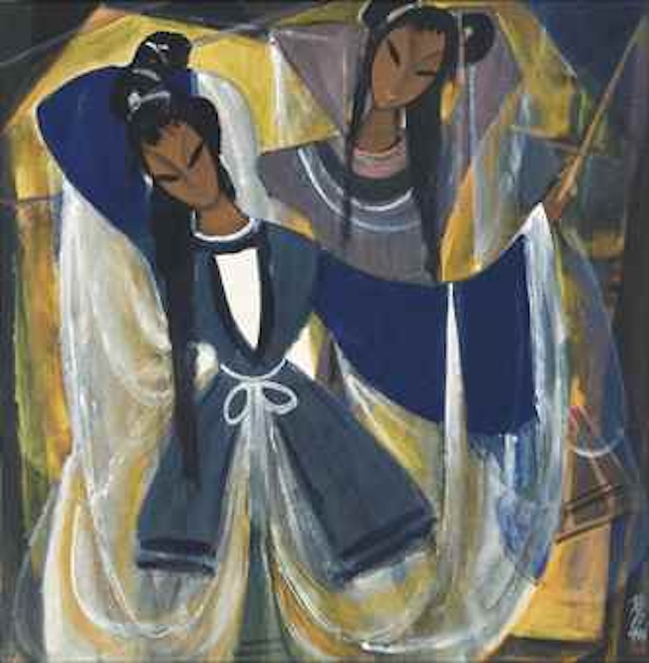 Opera Figures – Legend of the White Snake by Lin Fengmian