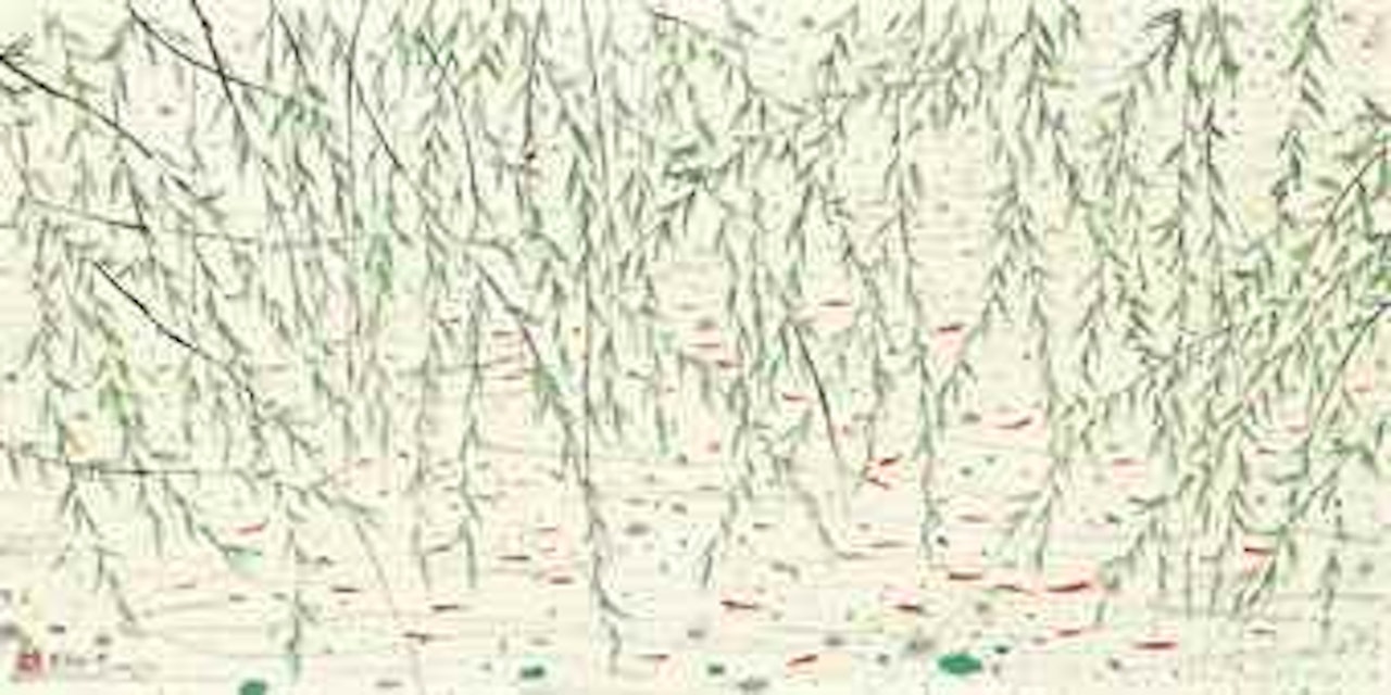 Willow and Fish by Wu Guanzhong
