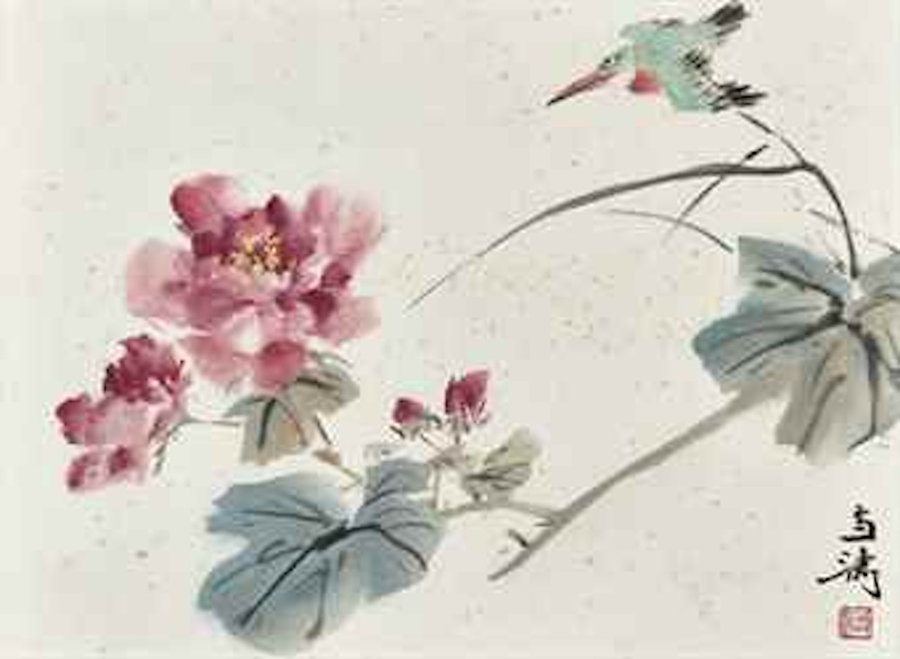 Flower and Bird by Wang Xuetao