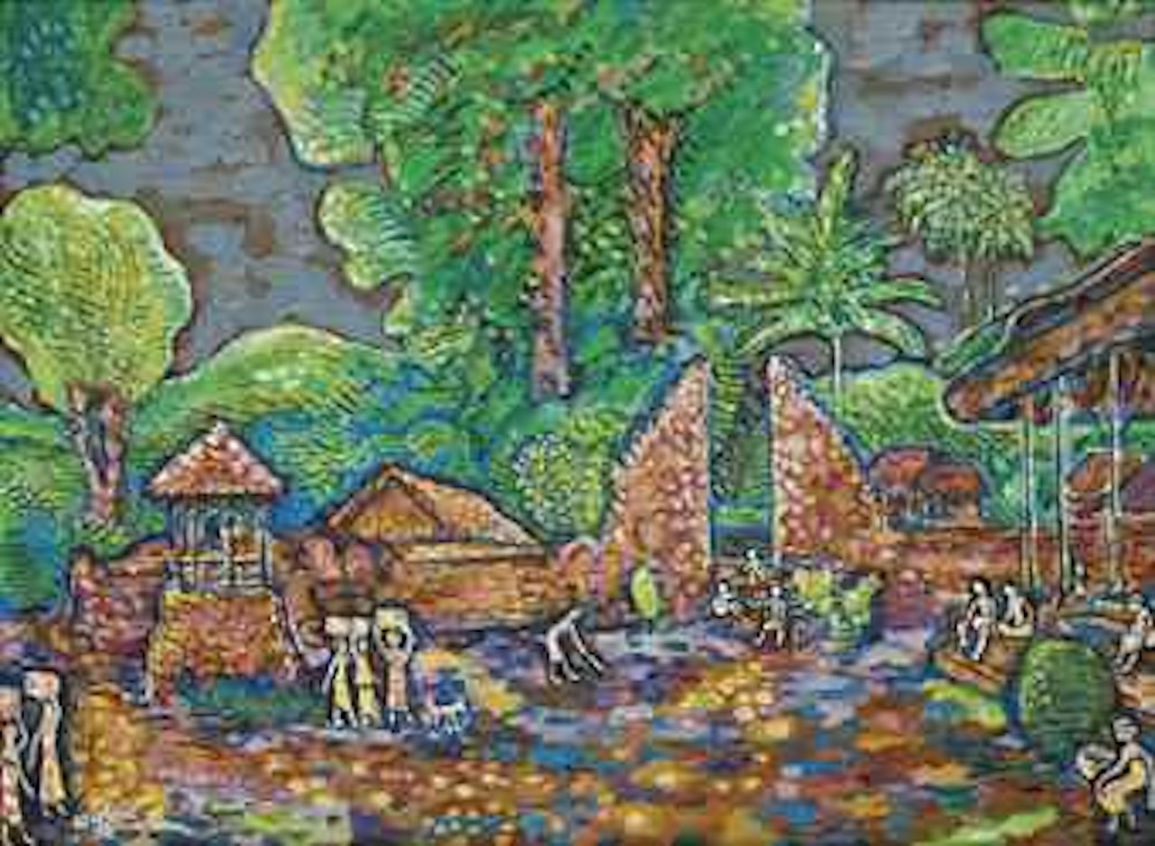 Community Work in the Temple by Arie Smit