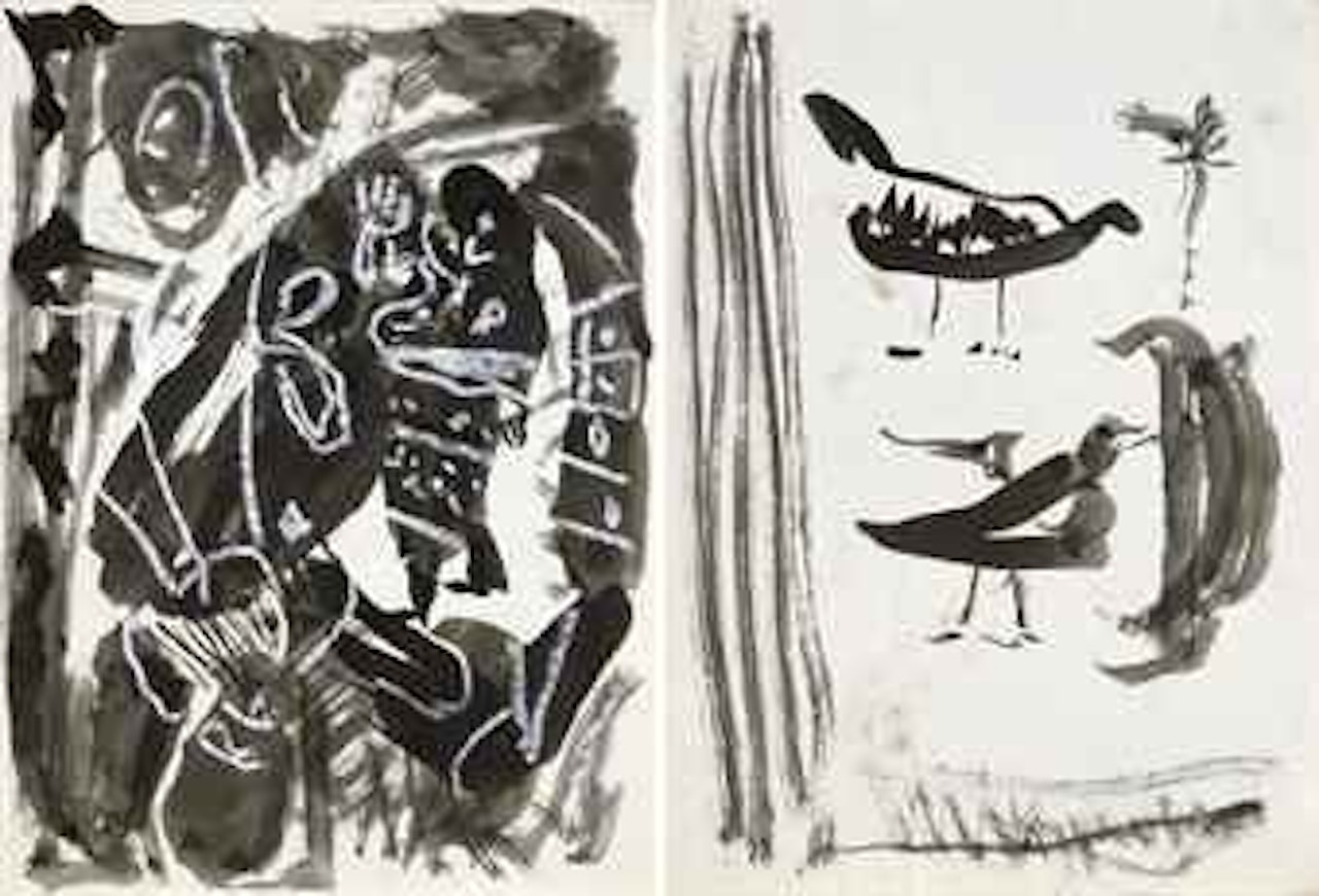 Untitled I-788; & Untitled II-51 by Wu Dayu