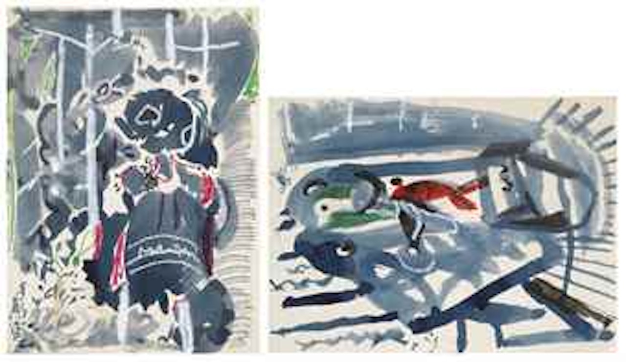 Untitled II-48; & Untitled II-81 by Wu Dayu