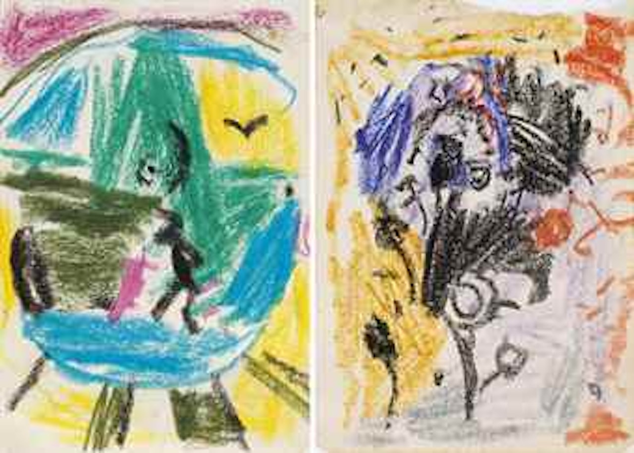 Untitled I-544; & Untitled II-118 by Wu Dayu