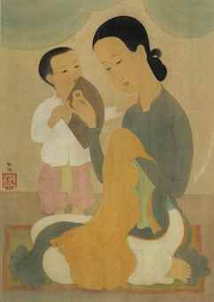 Mére et enfant (Mother and Child) by Mai Trung Thu